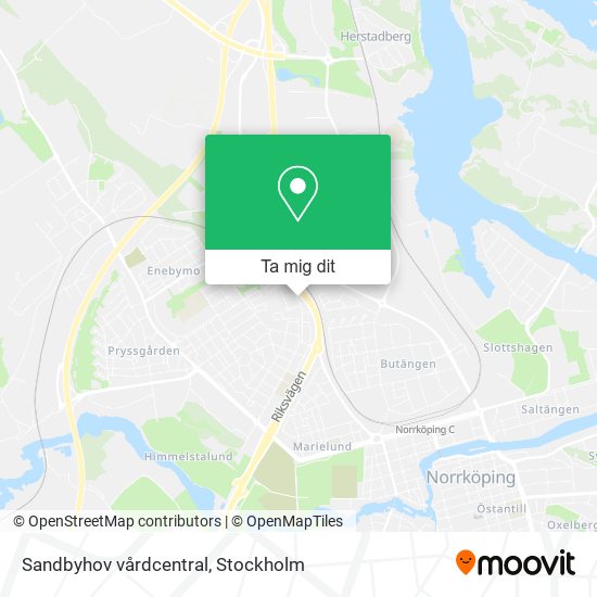 Sandbyhov vårdcentral karta