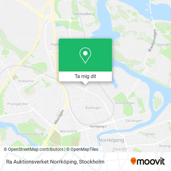 Ra Auktionsverket Norrköping karta
