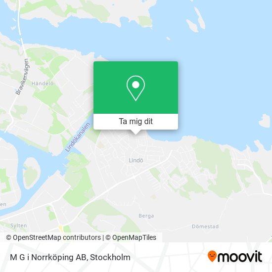 M G i Norrköping AB karta