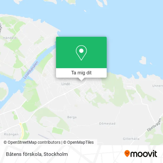 Båtens förskola karta