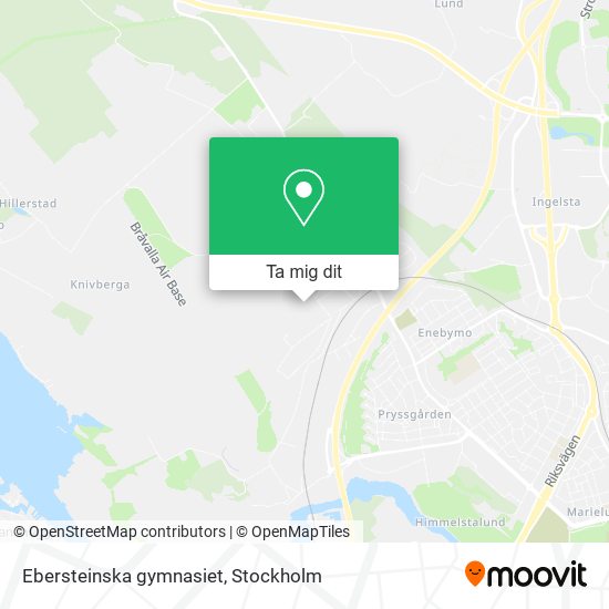 Ebersteinska gymnasiet karta