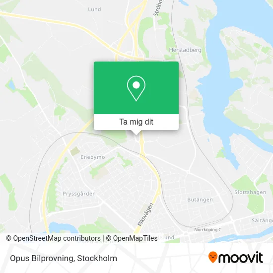 Opus Bilprovning karta