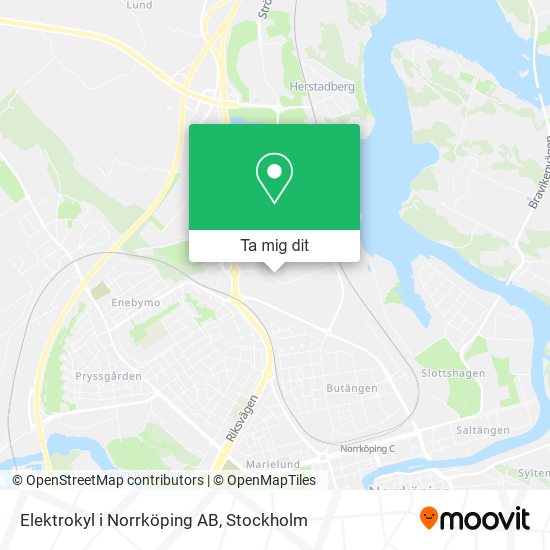 Elektrokyl i Norrköping AB karta