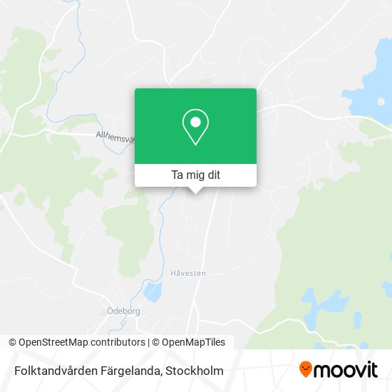 Folktandvården Färgelanda karta