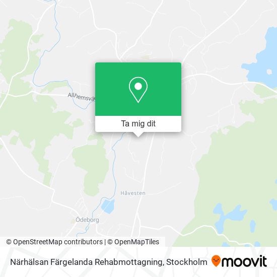 Närhälsan Färgelanda Rehabmottagning karta
