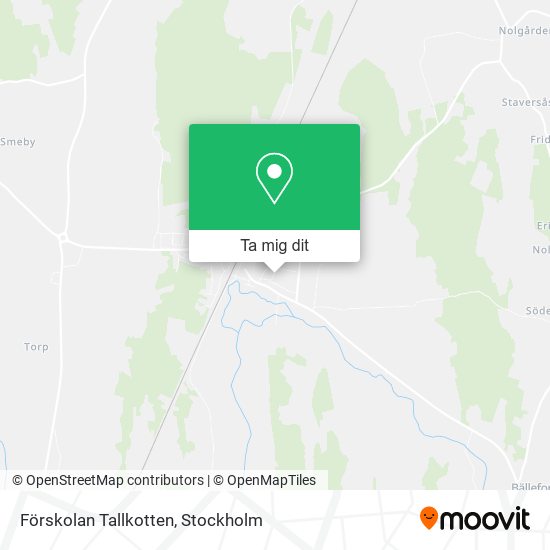 Förskolan Tallkotten karta