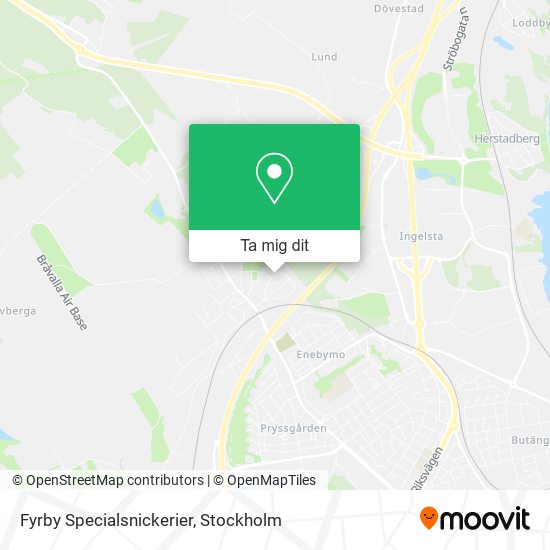 Fyrby Specialsnickerier karta