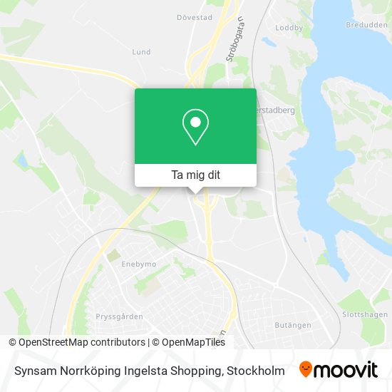 Synsam Norrköping Ingelsta Shopping karta