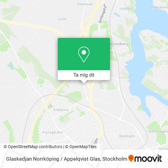 Glaskedjan Norrköping / Appelqvist Glas karta