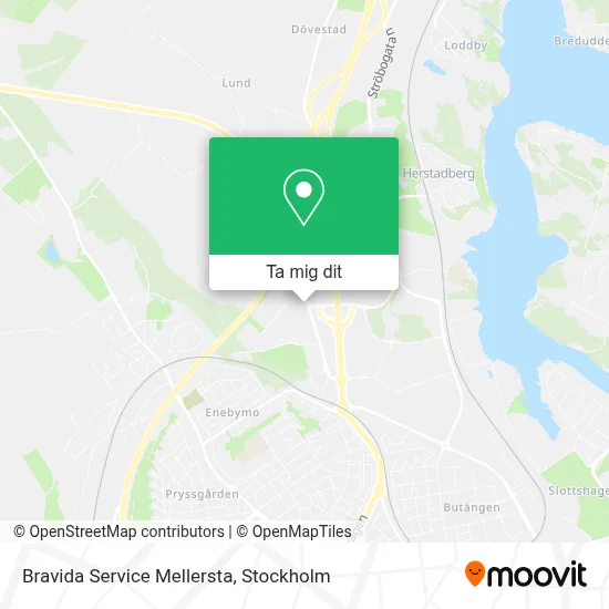 Bravida Service Mellersta karta