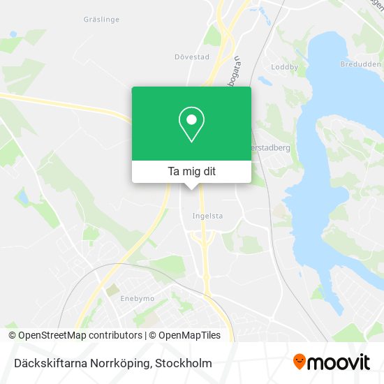 Däckskiftarna Norrköping karta