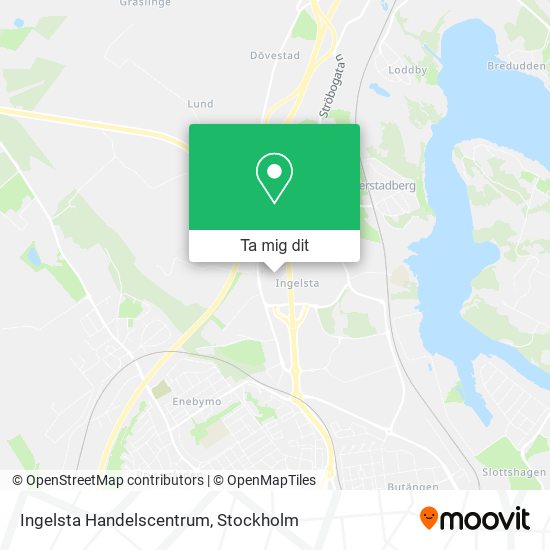 Ingelsta Handelscentrum karta