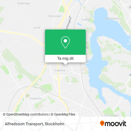 Alfredsson Transport karta