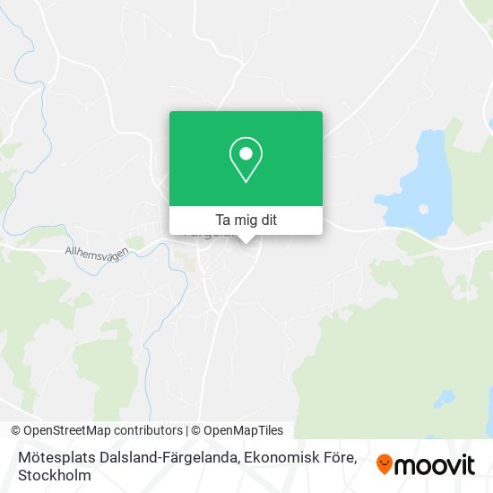 Mötesplats Dalsland-Färgelanda, Ekonomisk Före karta