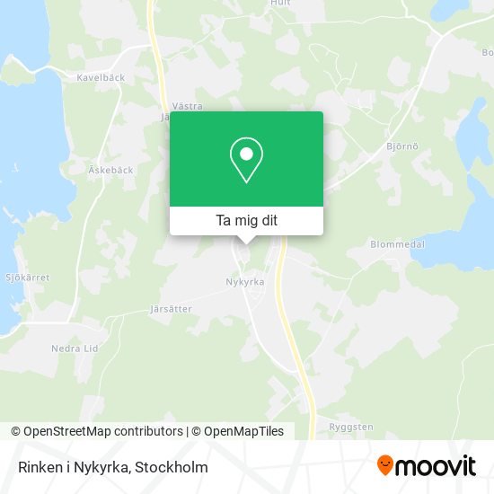 Rinken i Nykyrka karta