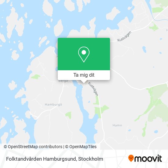 Folktandvården Hamburgsund karta