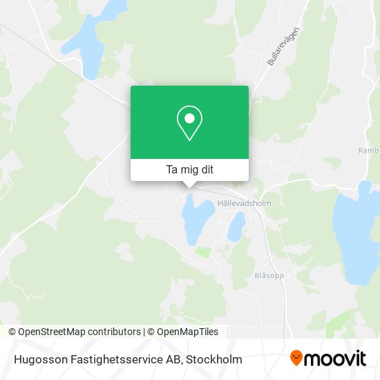 Hugosson Fastighetsservice AB karta