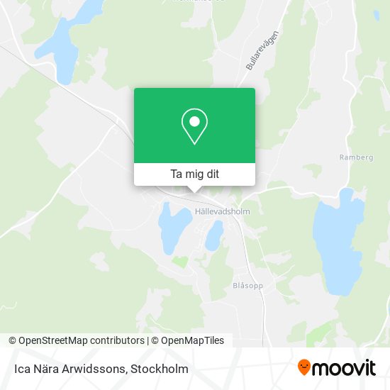 Ica Nära Arwidssons karta
