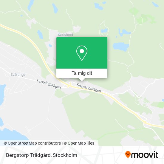 Bergstorp Trädgård karta