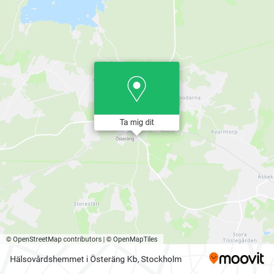 Hälsovårdshemmet i Österäng Kb karta