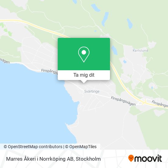 Marres Åkeri i Norrköping AB karta