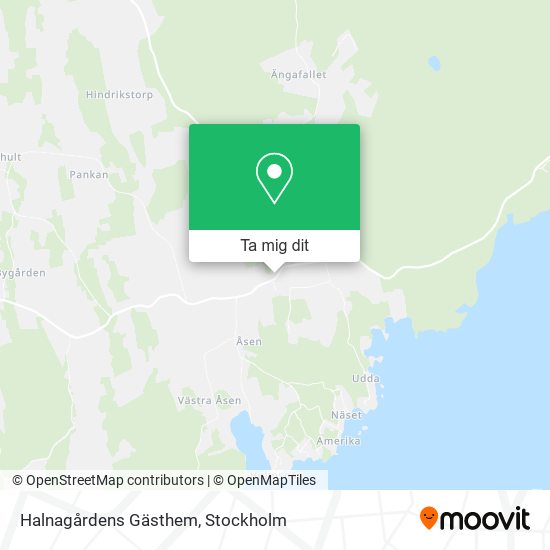 Halnagårdens Gästhem karta