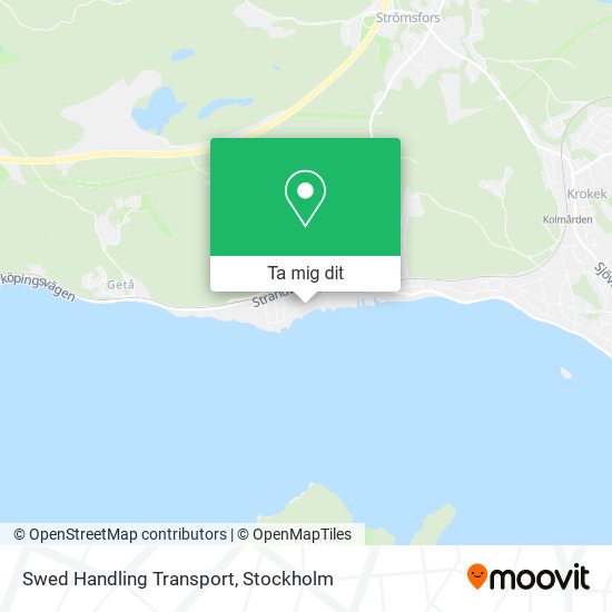 Swed Handling Transport karta