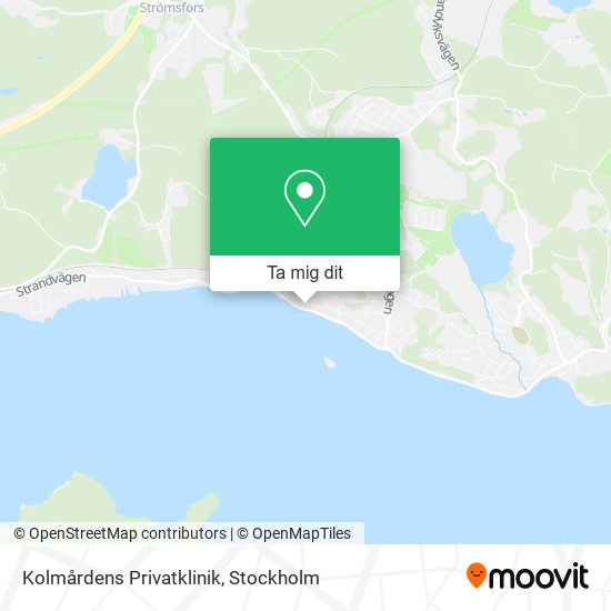 Kolmårdens Privatklinik karta
