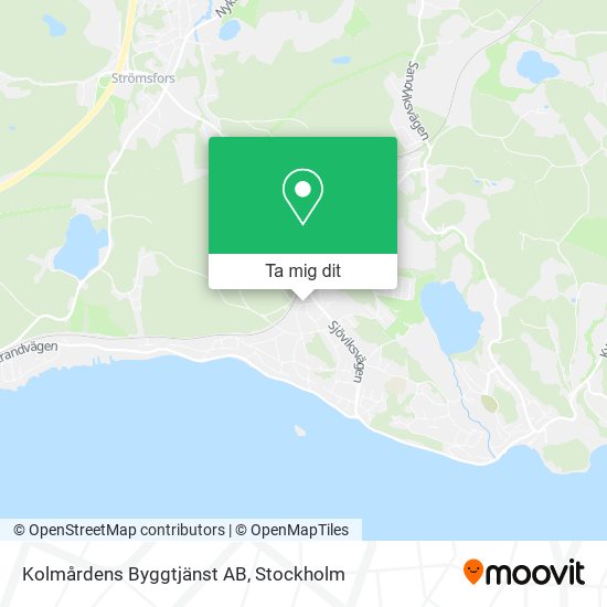 Kolmårdens Byggtjänst AB karta