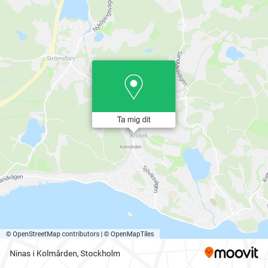 Ninas i Kolmården karta