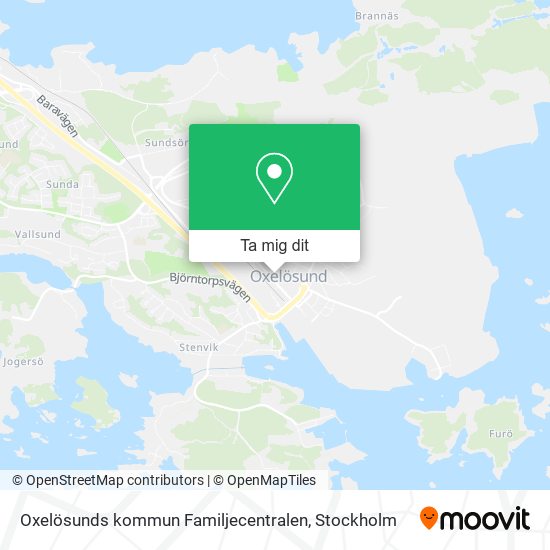 Oxelösunds kommun Familjecentralen karta