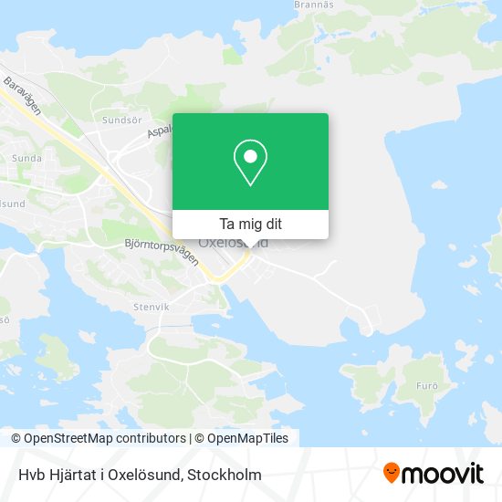 Hvb Hjärtat i Oxelösund karta