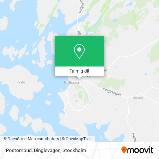 Postombud, Dinglevägen karta