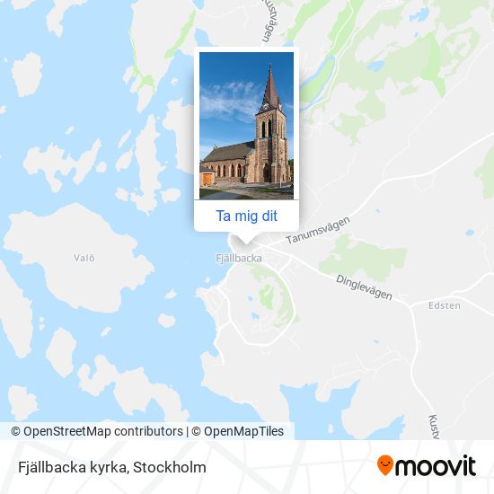 Fjällbacka kyrka karta