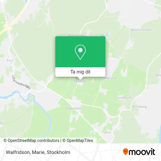 Walfridson, Marie karta