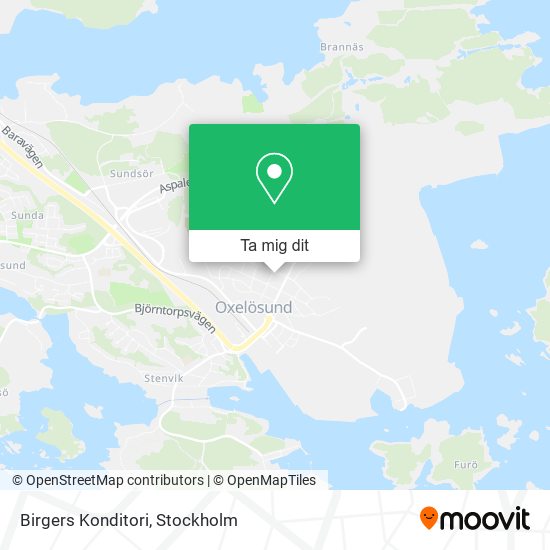 Birgers Konditori karta