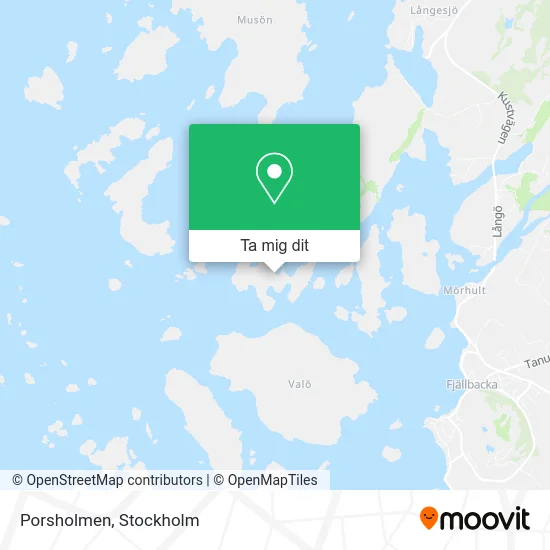 Porsholmen karta