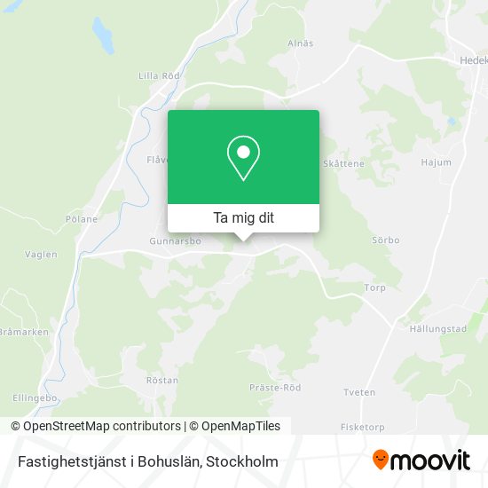 Fastighetstjänst i Bohuslän karta