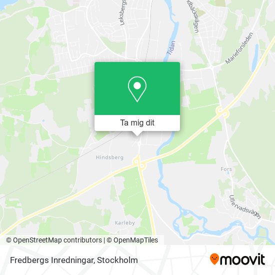 Fredbergs Inredningar karta