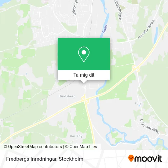 Fredbergs Inredningar karta
