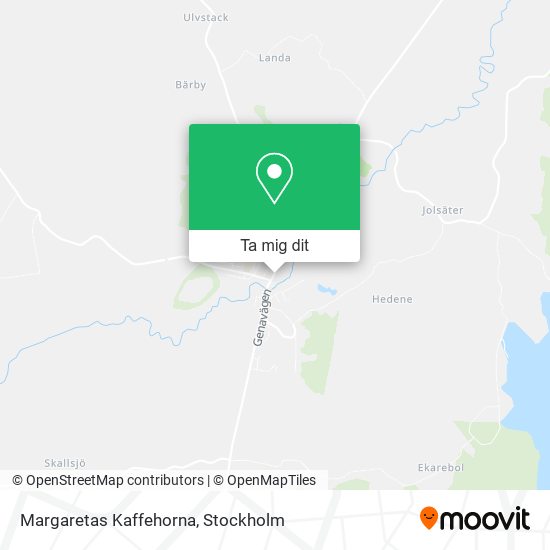 Margaretas Kaffehorna karta