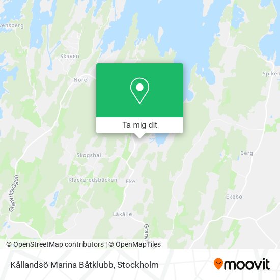 Kållandsö Marina Båtklubb karta