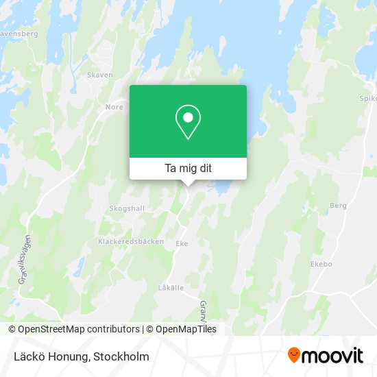 Läckö Honung karta