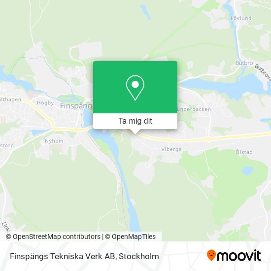 Finspångs Tekniska Verk AB karta