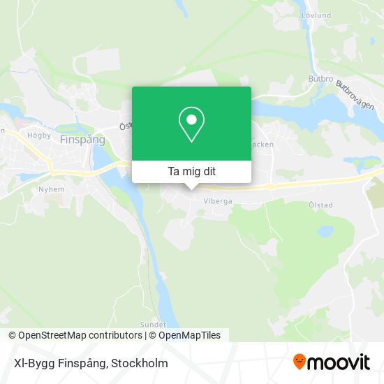 Xl-Bygg Finspång karta