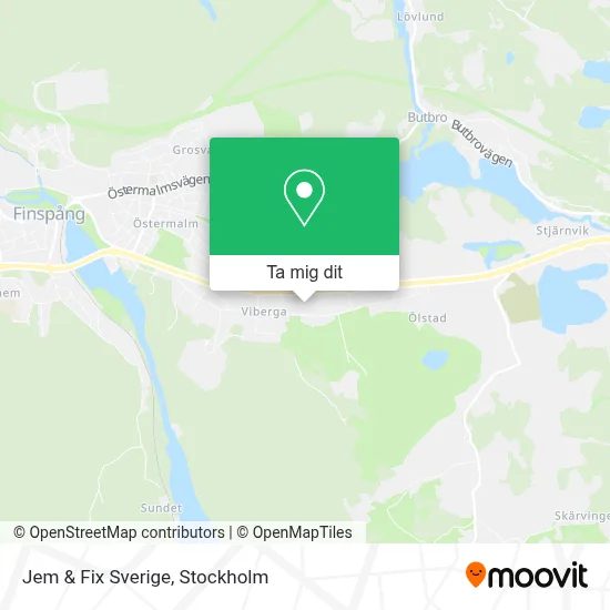 Jem & Fix Sverige karta