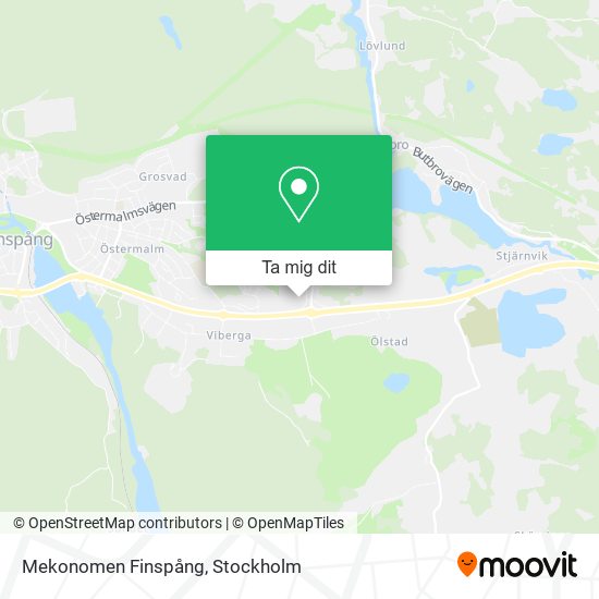 Mekonomen Finspång karta