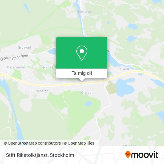 Stift Rikstolktjänst karta