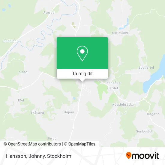 Hansson, Johnny karta