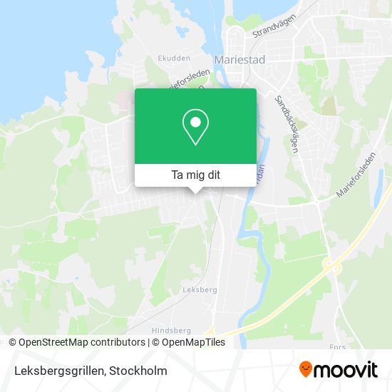 Leksbergsgrillen karta